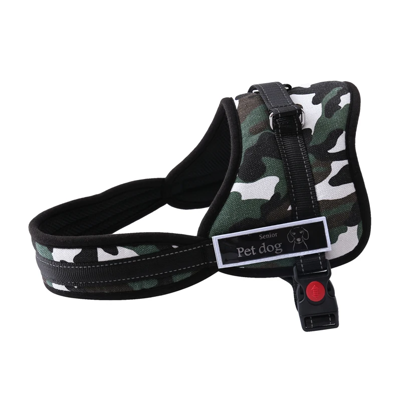 Arnés para perros antitirones, reflectante, transpirable, ajustable, para mascotas, chaleco para perros, identificación, parche personalizado, correa para caminar al aire libre, suministros para perro