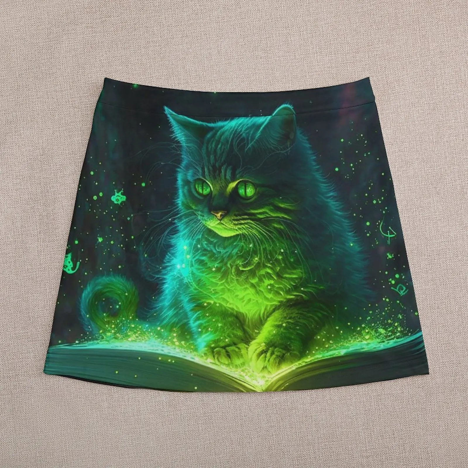 Cat Magic Mini Skirt sexy skirt luxury clothes women Dresses