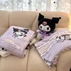 Sanrio Knit Fluffy Throw Blanket Hello Kitty Summer Blankets Kuromi Cinnamoroll My Melody Super Soft Lightweight Bedding Home 4