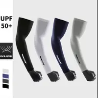 1 Pair Arm Sleeve Breathable Quick Dry UV Protection Cycling Sport Sleeve Ice Fabric Sunscreen Sports Wear Fitness Arm Sleeve 1