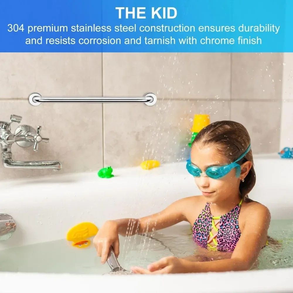 Stainless Steel Shower Safety Grab Bar image 4