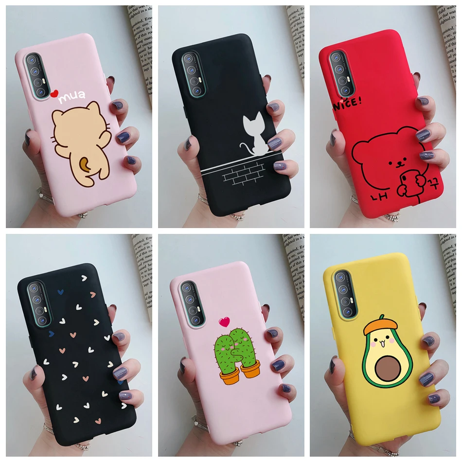 Cute Cat Cactus Slim Soft Silicone Phone Case - Durable Back Cover
