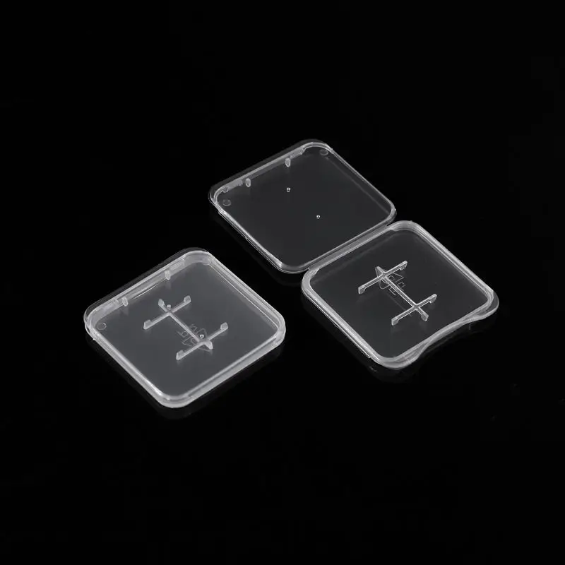 10 Custodie Trasparenti Per Schede Di Memoria | Porta SD Micro SD T-Flash | Dimensioni 5,1x3,8x0,5 Cm | Impermeabili E Protettive - 2