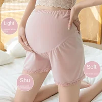 Maternity Leggings Summer Thin Can Be Worn Outside Large Size Maternity Wear Anti-light Maternity Safety Pants 1