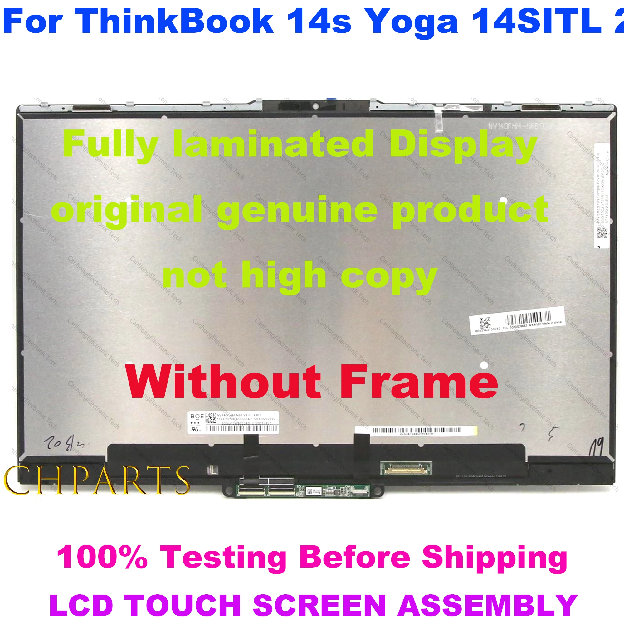 14FHD19201080ForLenovoThinkbook14sYogaITL20WELCDScreen