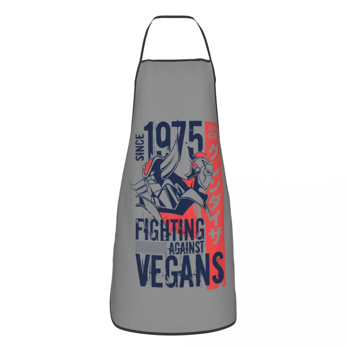 

Unisex Goldorak Grandizer Vegan Bib Apron Adult Chef Tablier Cuisine for Kitchen Cooking UFO Robot Goldrake Anime Baking