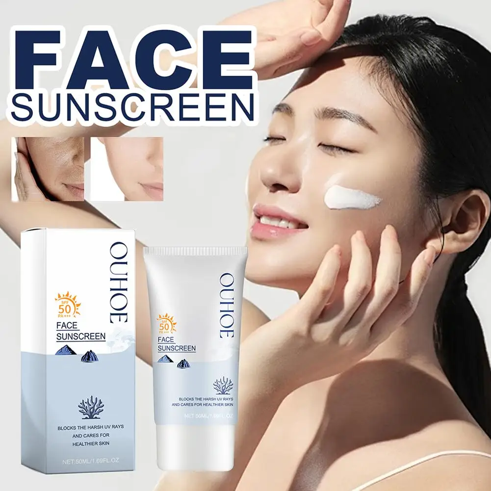 

50ml Facial Body Sunscreen UV Protection Multi-effect Refreshing Quality High Oil-Control sasle Moisturizing Hot V2Y8