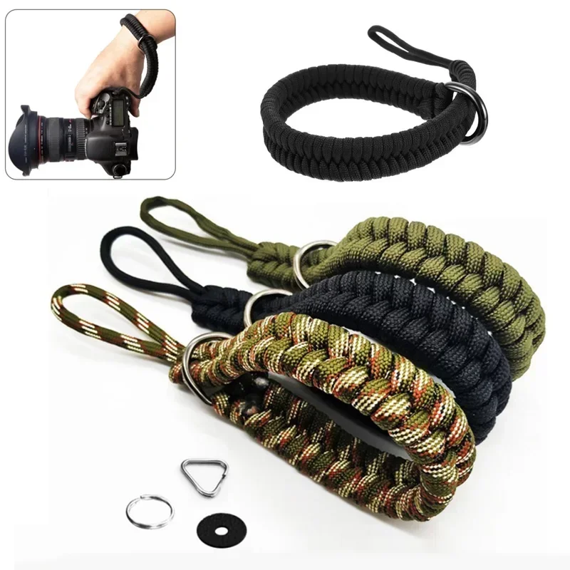 Braided Paracord Camera Wrist Strap and Hand Grip