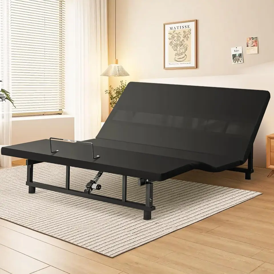 Size Adjustable Bed Frame with Wireless Remote Control