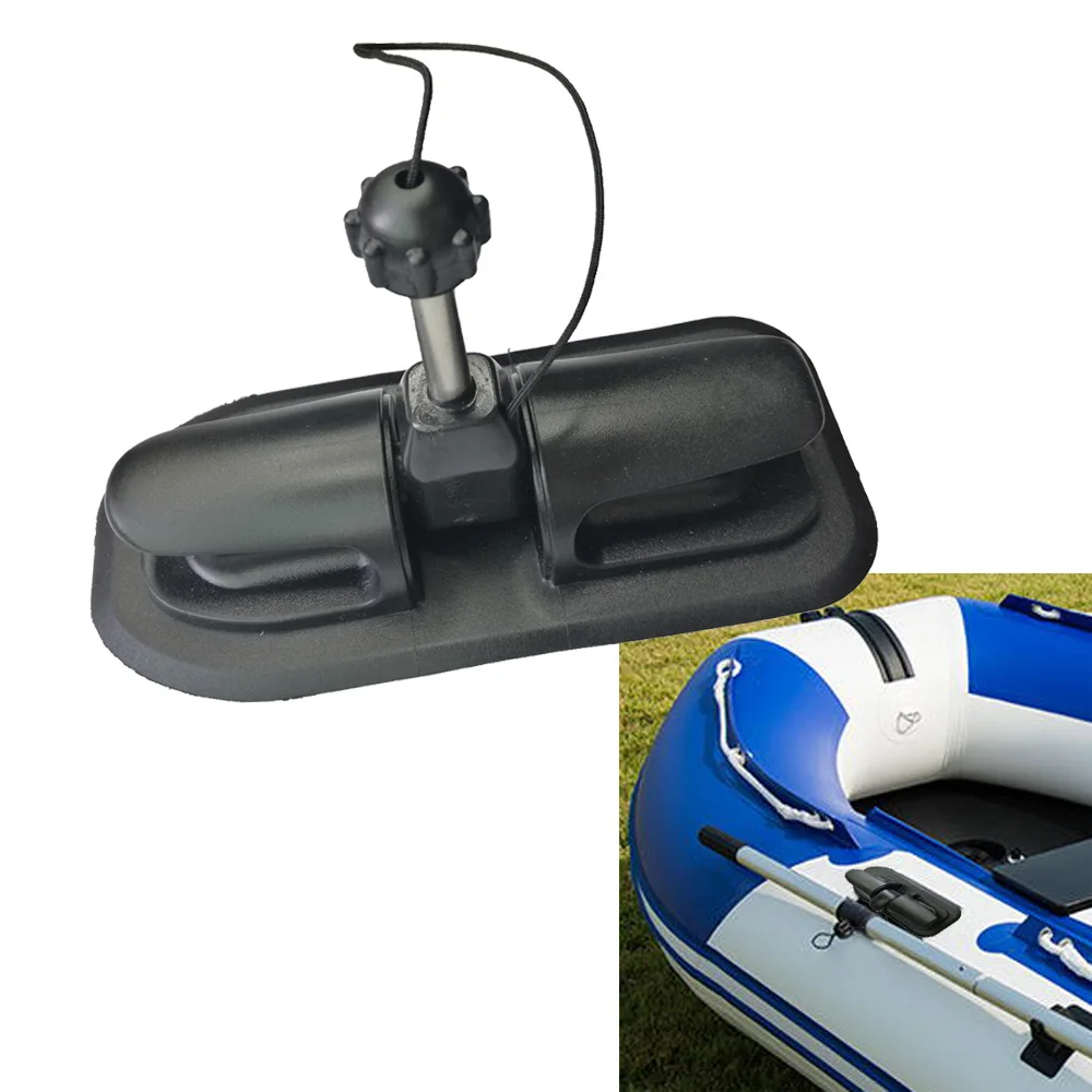 Inflatable PVC Kayak Boat Paddle Lock Rowlock Oar Hook Tie off Patch