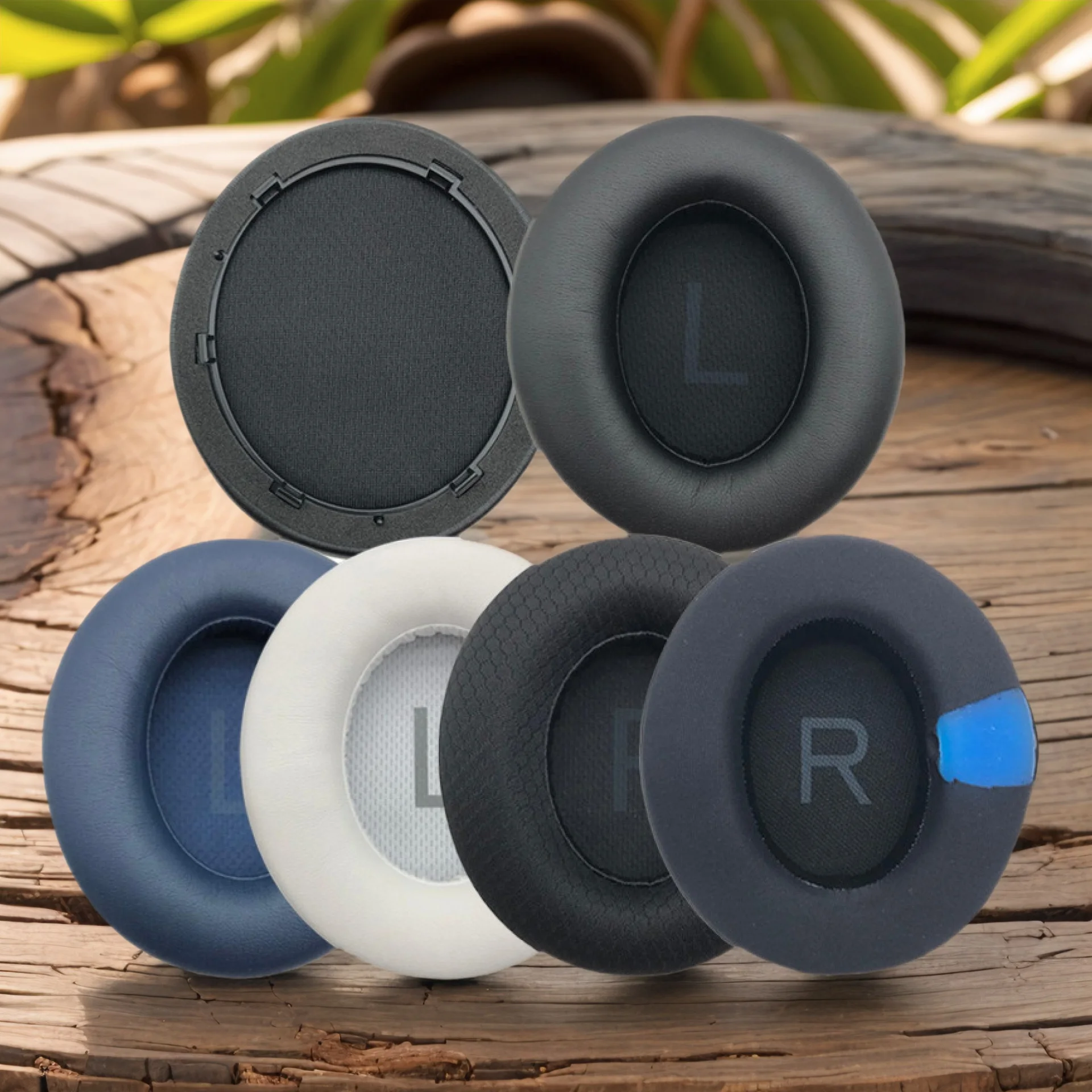 Replacement Earpads for Anker Soundcore Space Q45 Headphones Softer Protein Leather Earpad Ear Cups Cover Cushions Repair Parts