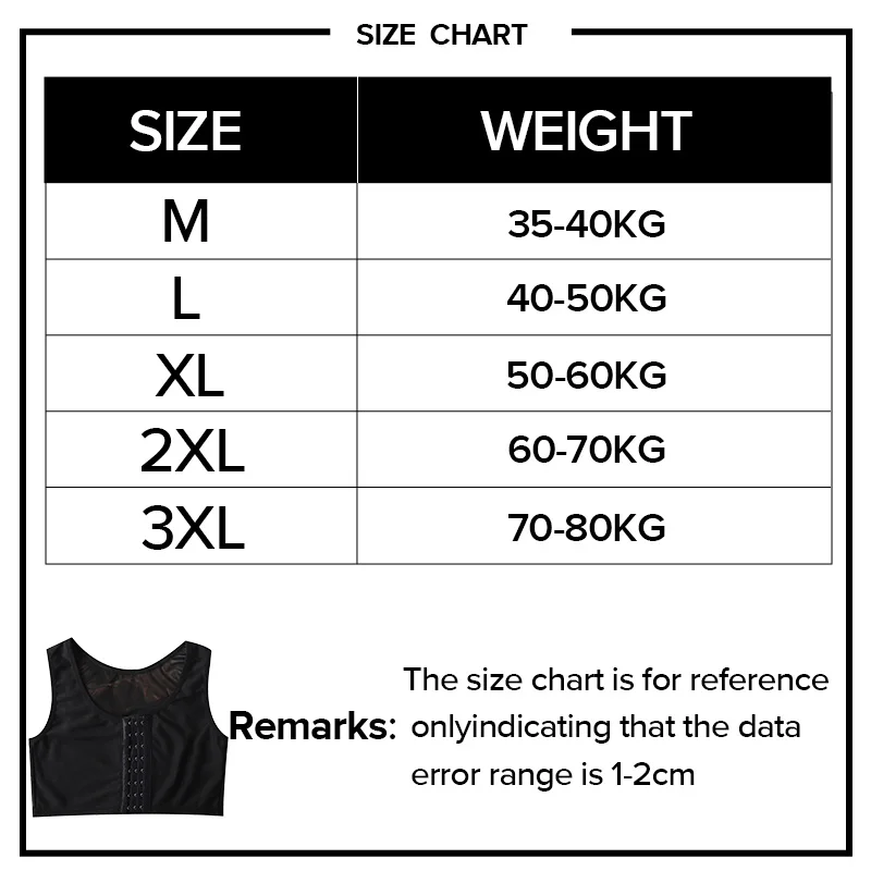 Women's Breathable Chest Breast Binder Wireless Chest Wrap Bandage Thin Short Vest Underwear Les Buckle Tomboy Bra