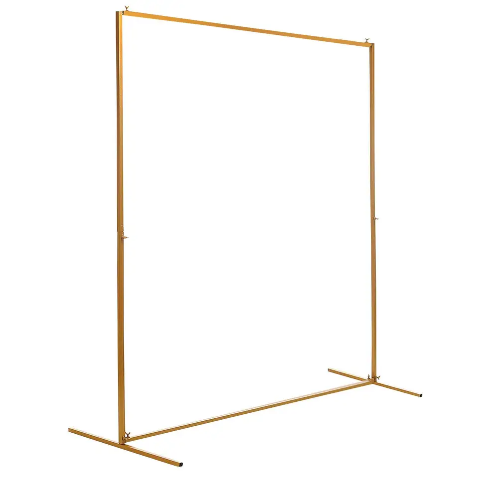 Golden Metal Wedding Archway Backdrop Stand