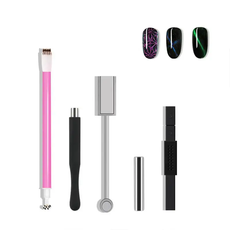 Magnetic Nail Pen 1~4PCS Cat Eye Nail Magnet Stick 3D/9D