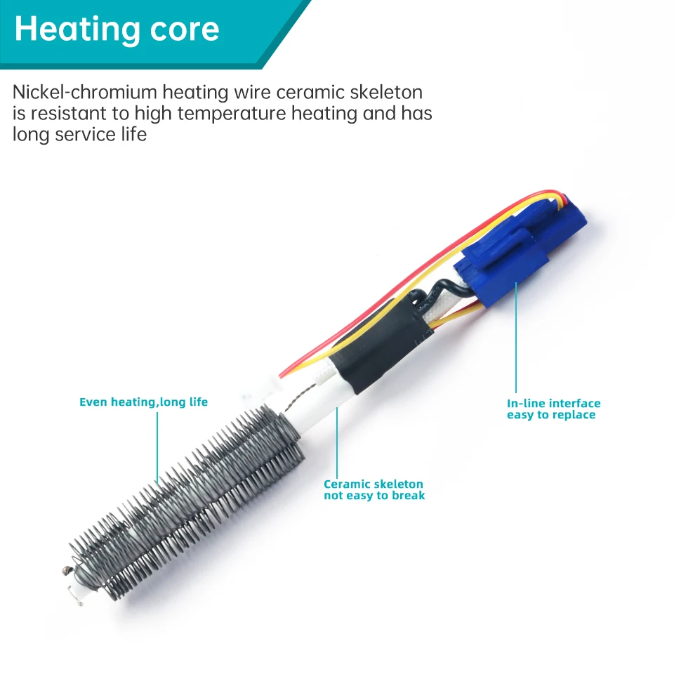 Bakon BK853s Heating Element For Rework Soldering Station BK880 BK881 Hot Air Gun Handle Heating Core 110V 220V 3