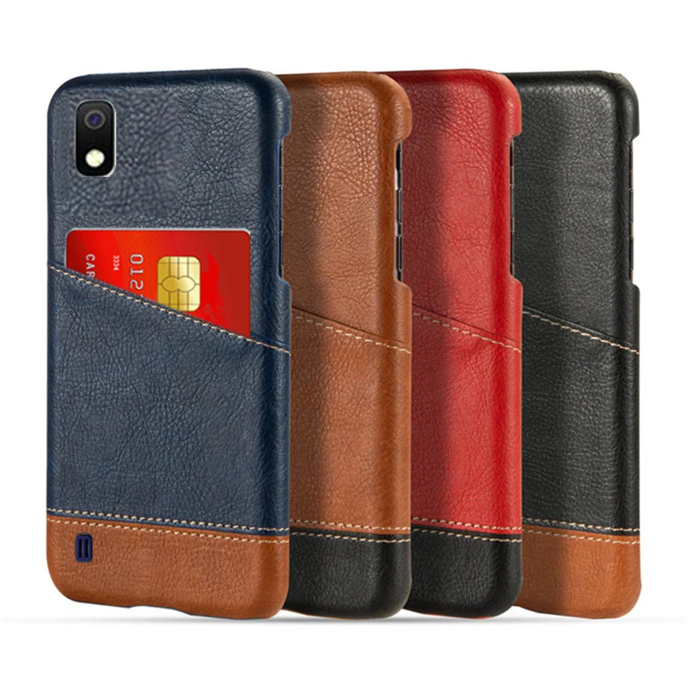 Custodia Di Lusso Per Samsung Galaxy A10 Custodia Porta Slot Per Schede Giuntura Mista Custodia In Pelle Pu Per Samsung Galaxy A10 A 10 A105F A105