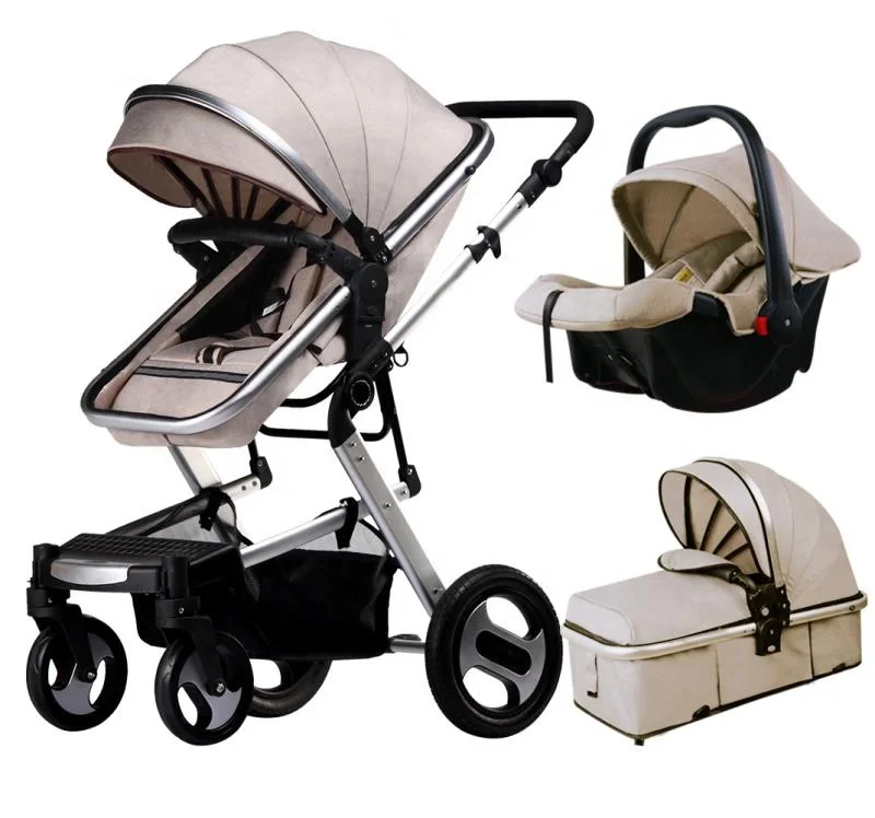 

Factory hot sale 3 in 1 pram pushchair