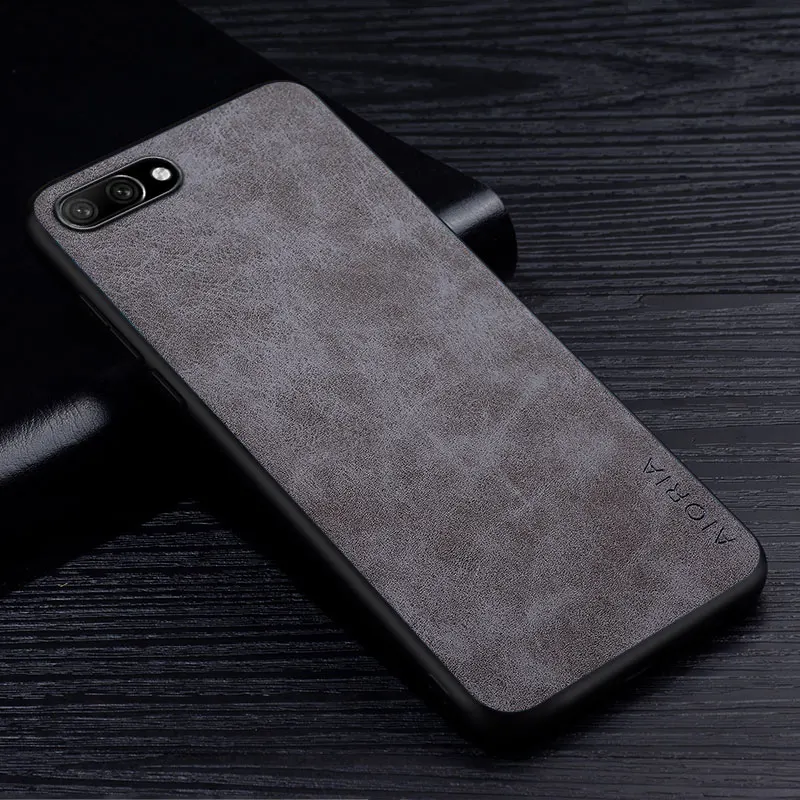 Premium Scratch-Resistant PU Leather Phone Case - Solid Color Cover
