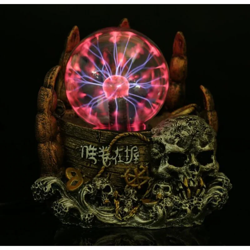 

Resin magic lamp induction magic ball decoration magic lamp abstract skeleton home setting pieces birthday crafts factory outle