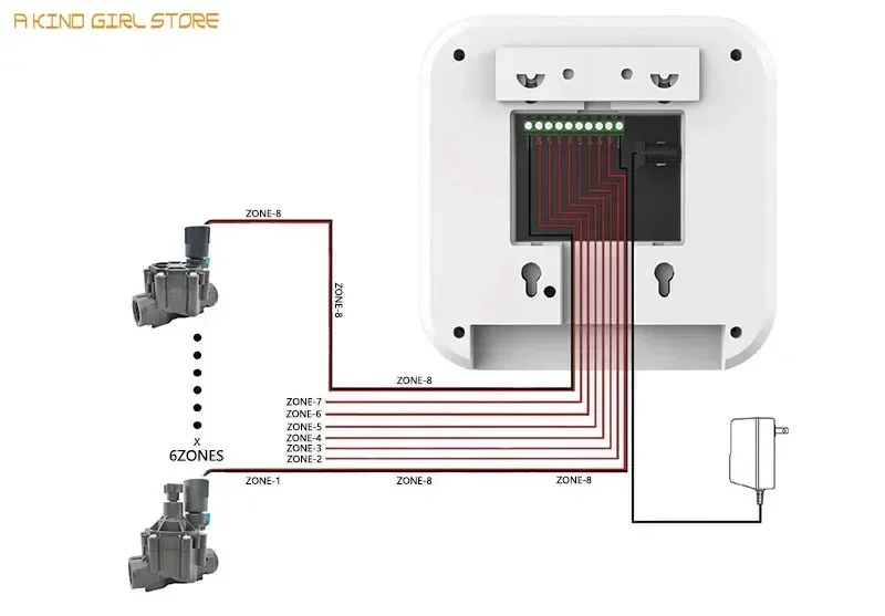 Tuya Smart WIFI Watering Timer Garden Irrigation Controller Garden Watering System Programmer Drip Home Irrigation Water Timer 2