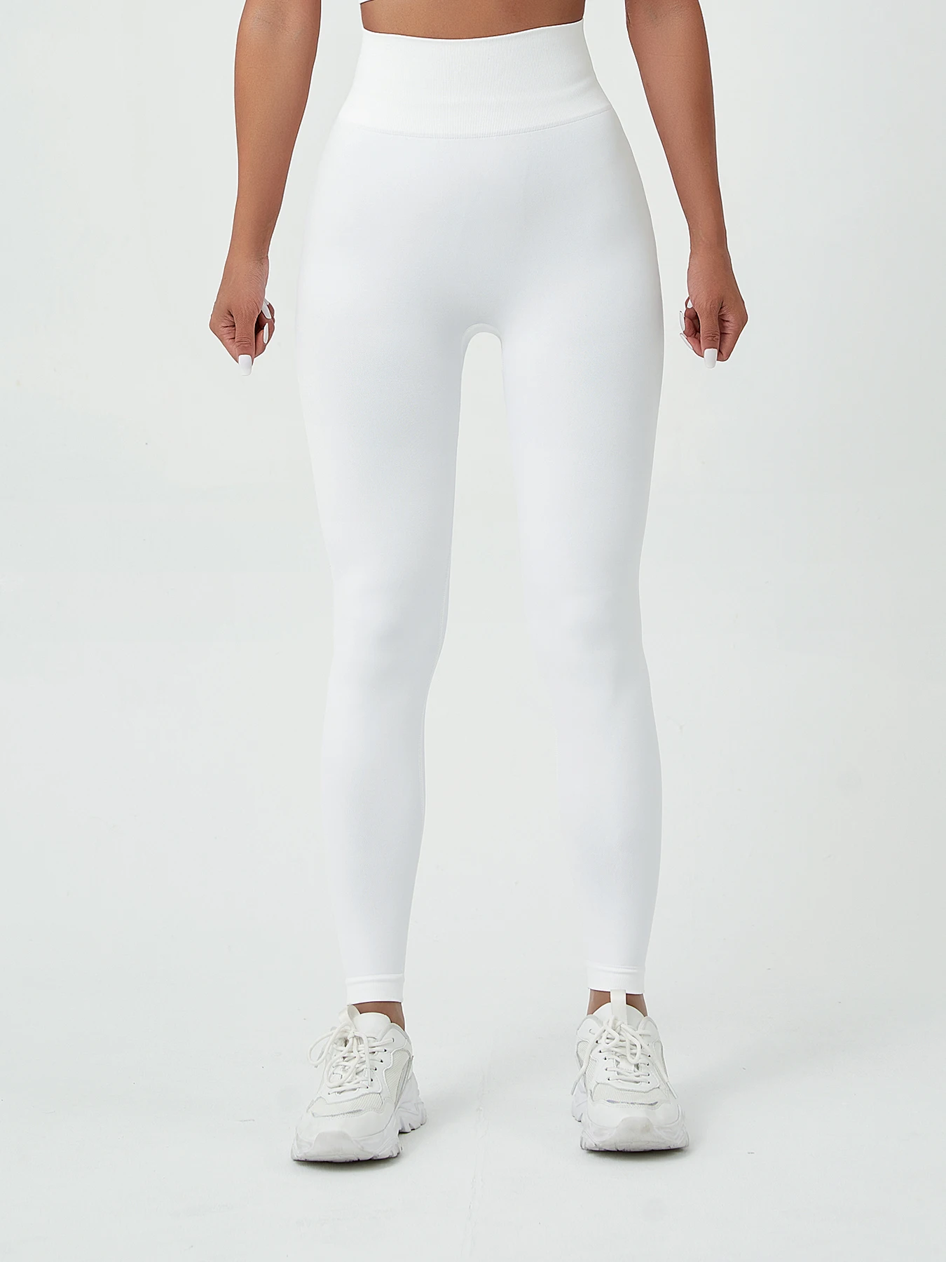 طماق اليوغا مع ارتفاع الخصر والبطن ضيق للنساء ، ال...