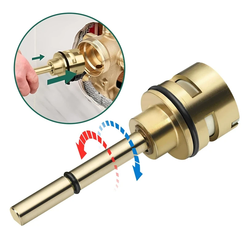 B62B-RP51919 6-Setting Diverter Cartridge With Extension Kit For Delta Faucet Valve Body R11000 And R22000