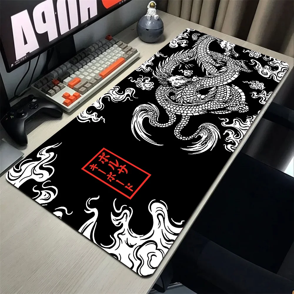 1pc-Japanese Dragon Floor Mat Mouse Mat Desk Mat With Pad Gaming Accessories Prime Gaming XXL Keyboard Pad Padding Mat 6