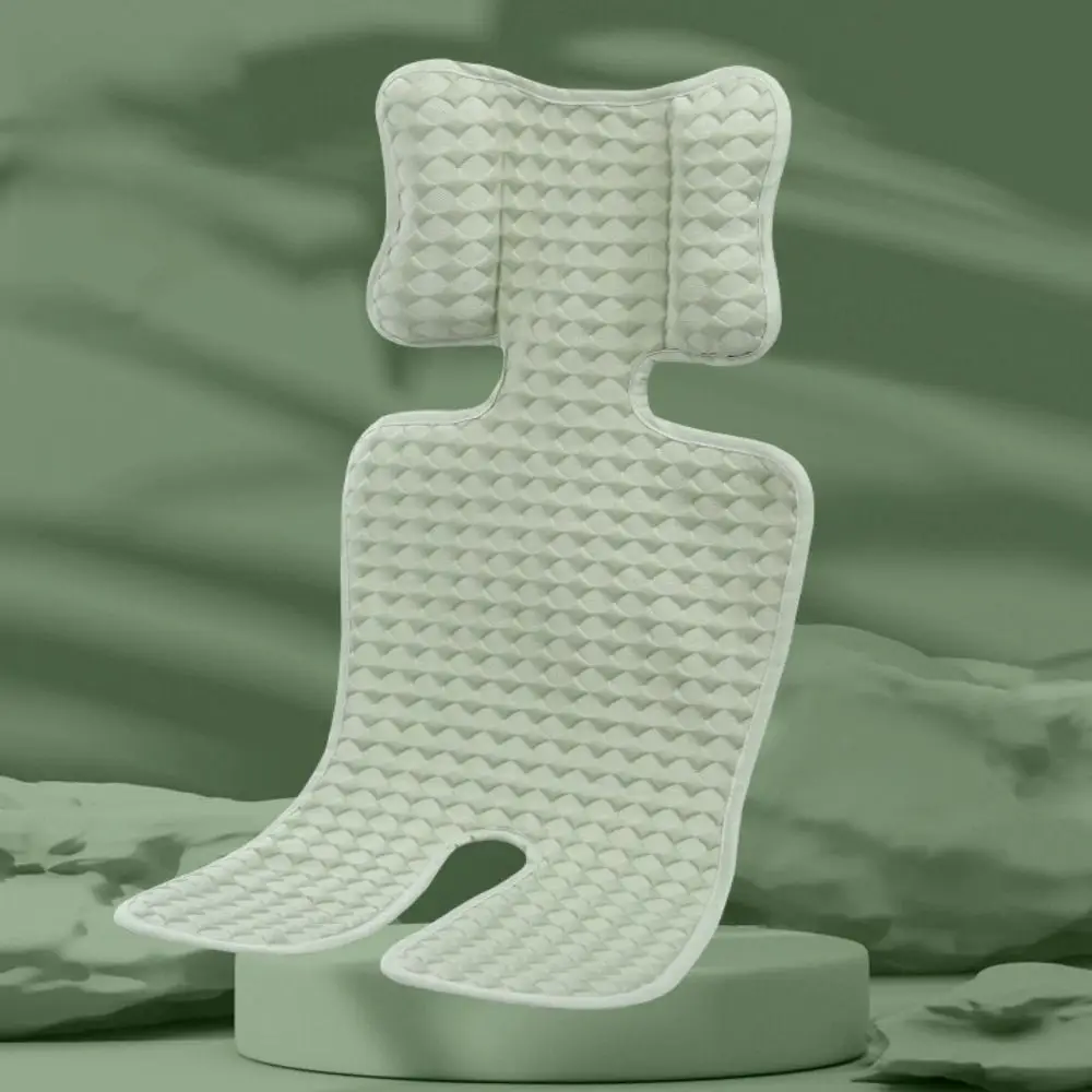 Comfortable Baby Stroller Cooling Seat Mat Soft Breathable Pram Pad Seat Liner Solid Color Baby Stroller Cushion