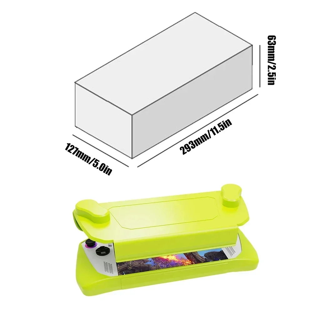 Cover per console di gioco per Asus ROG Ally con custodia rimovibile, guscio anteriore antiurto, custodia protettiva, accessori per console di gioco - immagine 6