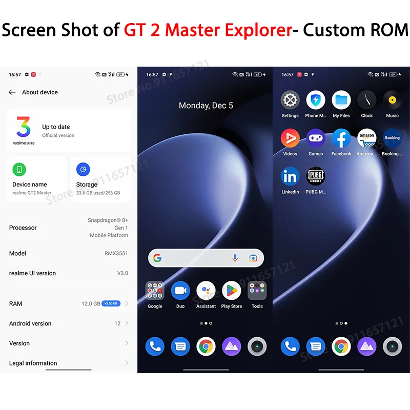 realme GT 2 Master Explorer Edition Snapdragon 8 Gen 1 Plus 6.7'' 120Hz 5000mAh 100W realme GT2 Master Explorer