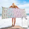 Cute Axolotl Backpack Beach Towel Soft Microfiber Quick Dry Absorbent Quick Towels For Swimming 1