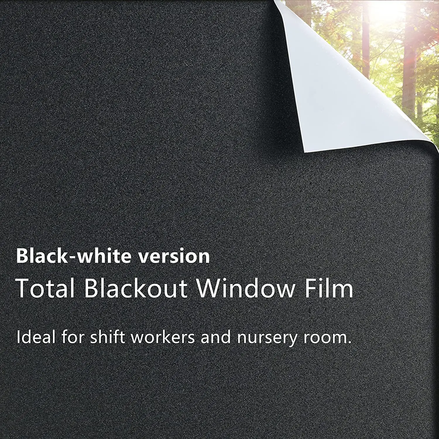 Heat Resistant Static Window Film  Black White Window Blackout Film -  Window Film - Aliexpress