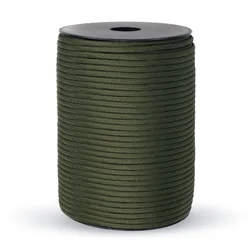 Heavy - Duty Paracord Rope - 100M, 4mm Diameter, Ideal for Outdoor Camping, Survival, and Hiking (Army green)