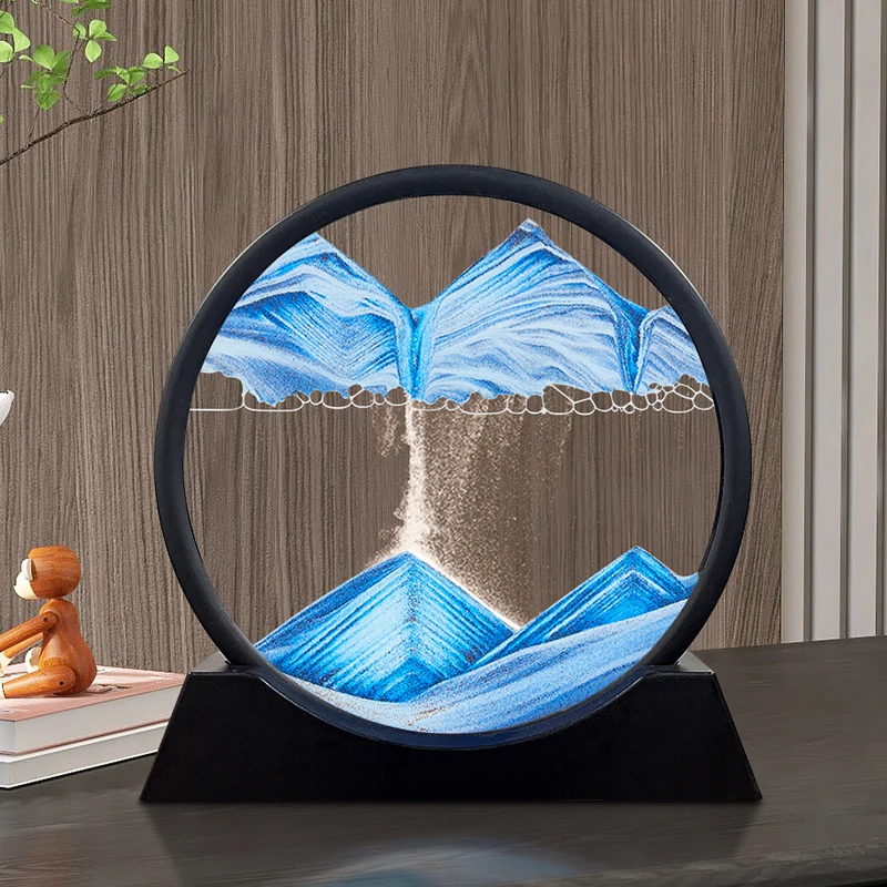 

Liusha painting ornaments creative art hourglass home living room wine cabinet TV cabinet office luxury decorations gifts