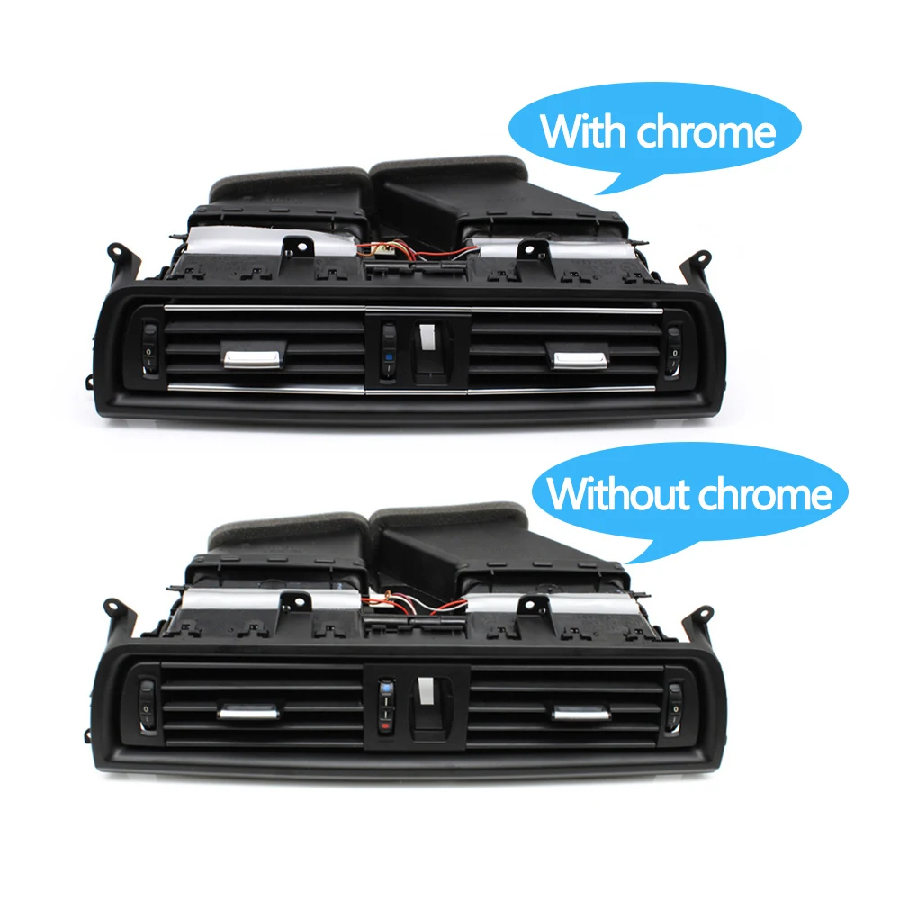 자동차 전면 대시 중앙 에어컨 중간 AC 벤트 그릴, BMW 5 시리즈 F10 F11 64229166885,64229209136 완전 조립