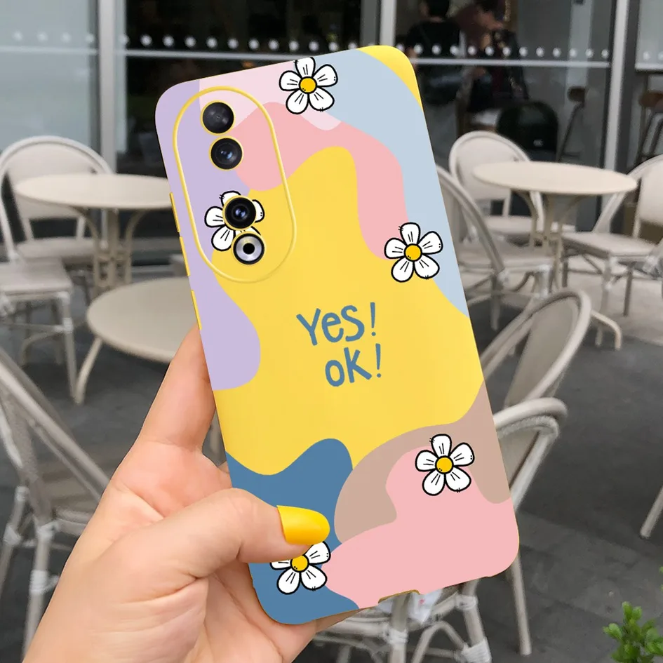 Fashion Leopard Painted Matte Soft Phone Case for Huawei Honor 90 Series