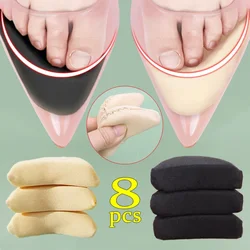 Pain Relief Inserts Soft Prevent Dropping Sponge Toe Cap Plug High Heel Cushion Toes Protect Fillers Shoes Size Adjustment Tool