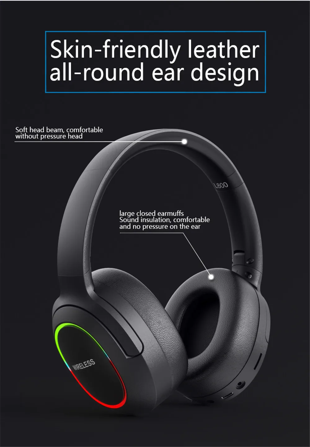 Foldable Bluetooth Game Headset