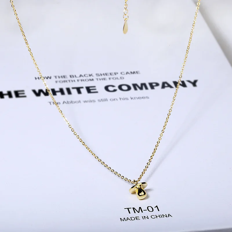 2022 NEW  Fashion Pendant Necklace For Women  S925 Sterling Silver Clear Zircon Female 14k Gold Engagement Gift Jewelry