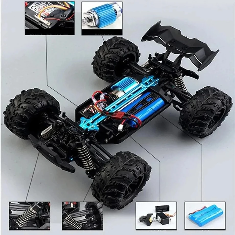 16103 高速 RC 50km/h 1/16 4WD LED ヘッドライト付き 16103 高速 RC 50km/h 1/16 4WD LED ヘッドライト付き 16103