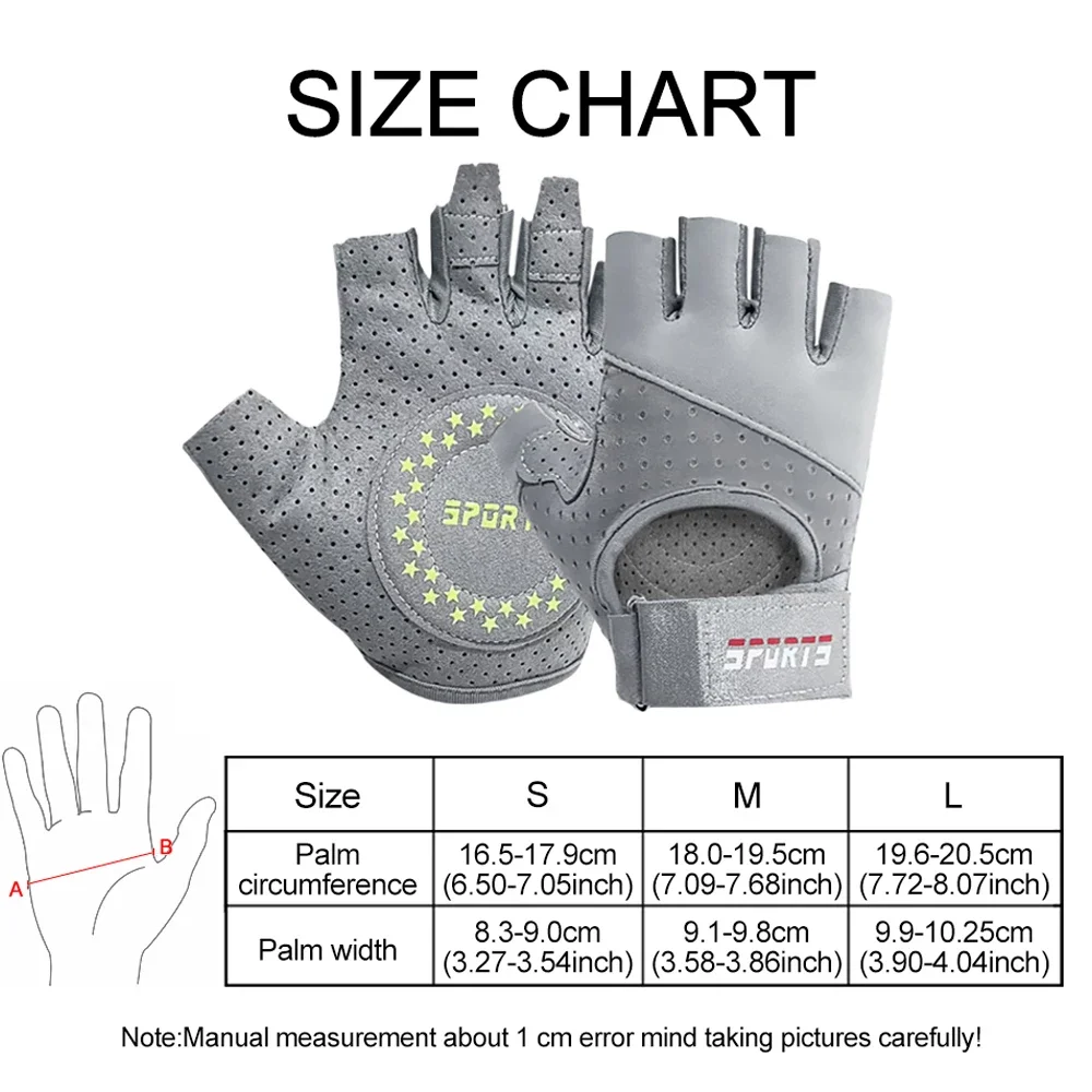 1Pair Breathable Workout Gloves Weight Lifting Gloves for Gym Cycling Exercise Fitness Training, Excellent Grip and Cushion Pads 6