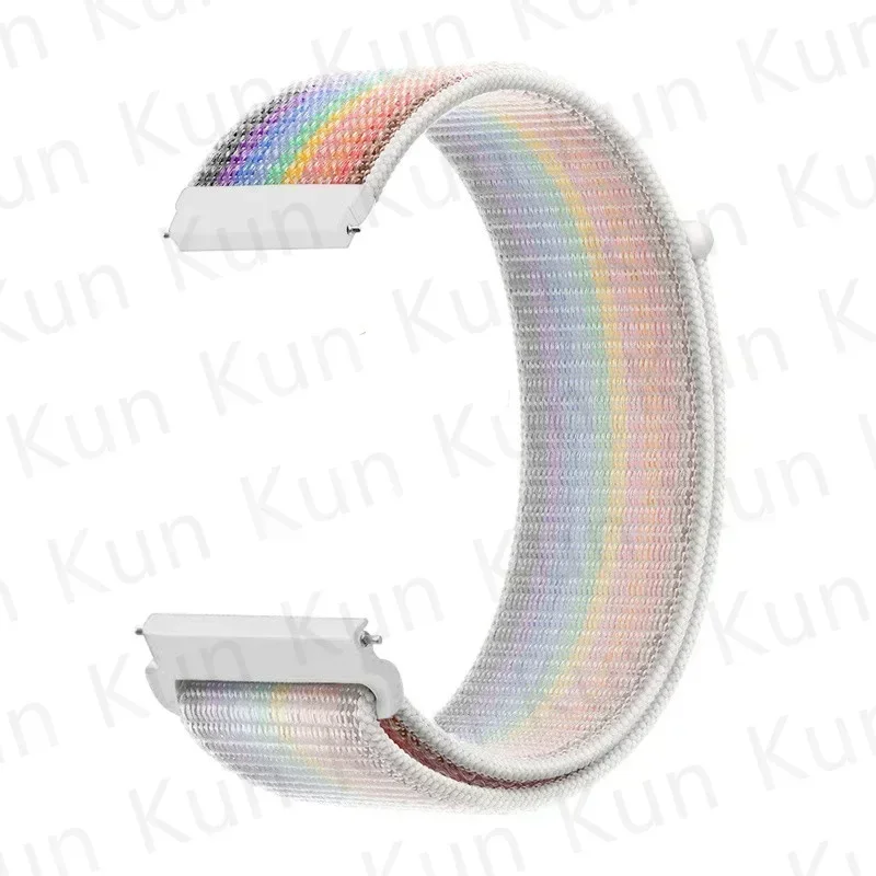 Nylon loop For Amazfit bip 6-5-3/u/S/pro Sport straps 20mm/22mm Bracelet for Amazfit GTS 4/3/2/2e/4 Mini/GTR 4/3/3 Pro/2/2e band