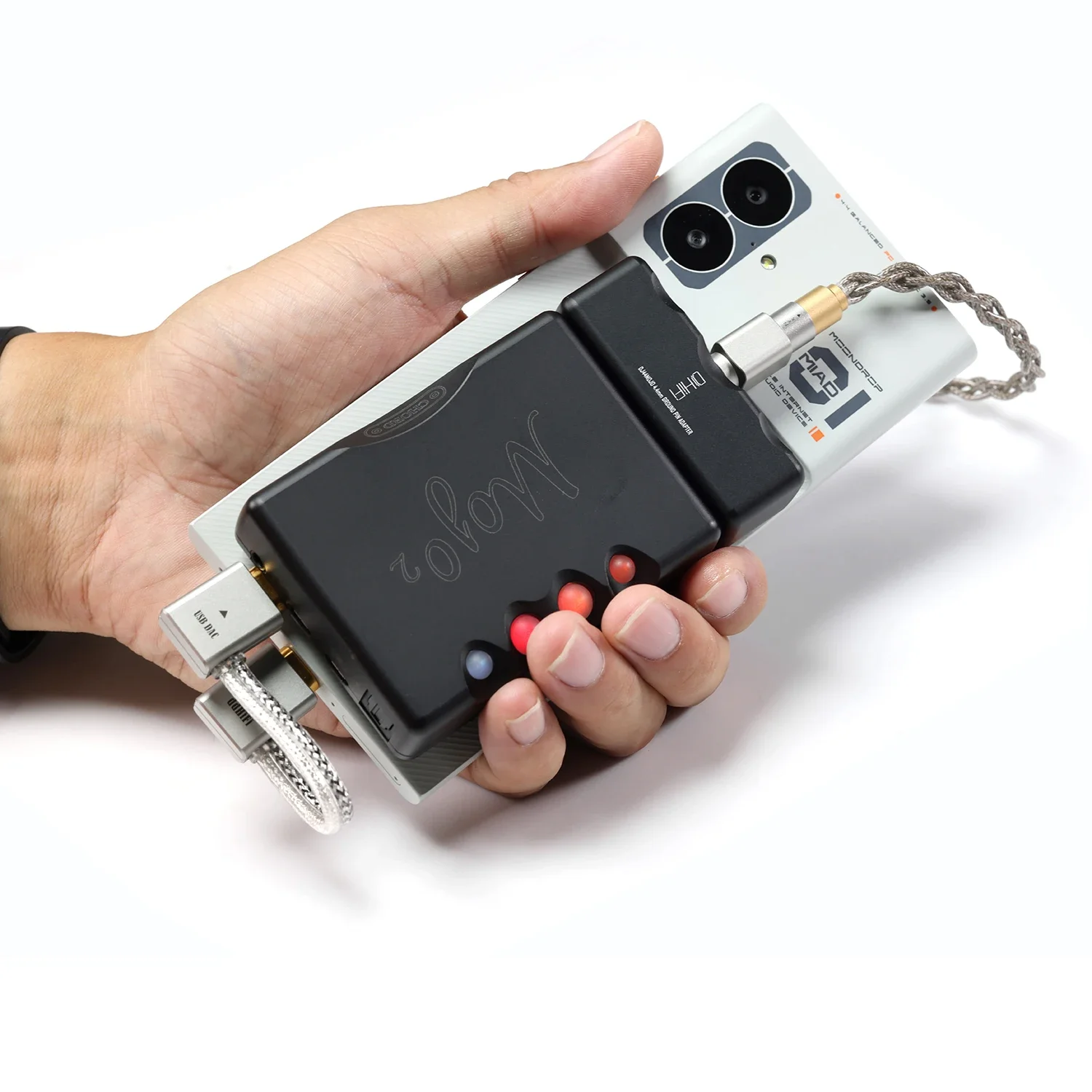 DD ddHiFi DJ44MOJO 4.4mm Ground Pin Adapter Exclusively for Chord Mojo Allowing You to Use 4.4mm Earphones on MOJO (SE Output) usb adapter converter
