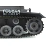 1/16 HENG LONG RC Tank Car Chassis Gray 7.0 Plastic German Panzer III L RTR 3848 360° Turret Outdoor Toys For Boys TH17356-SMT4 3