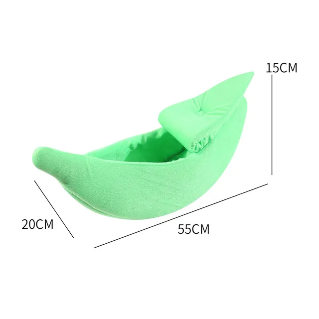 Banana Cat Bed House Funny Cute Cozy Cat Mat Beds Warm Durable Portable Pet Basket Kennel Dog Cushion Cat Supplies Multicolor 5