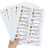 18 Sheet Kids Learning Stickers Family Daily Routines Sentences Common English Words Classroom Decoration Educational Toys 6