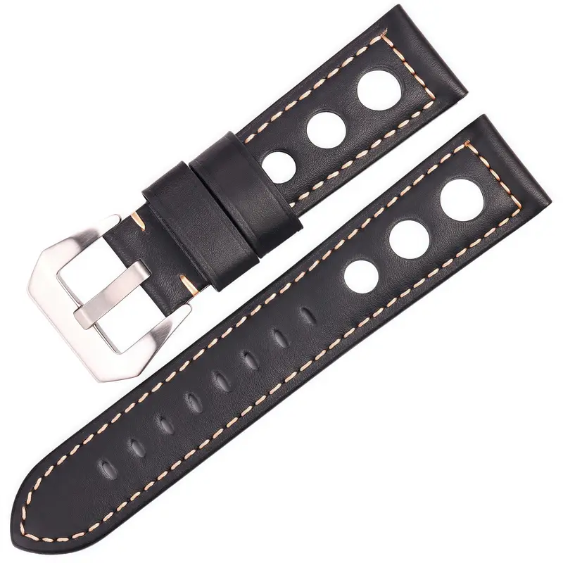 Cowhide Watch Strap Bracelet Vintage Genuine Leather 20mm 22mm 24mm Watchband Women Men Fashion Watch Band Belt With Pin Buckle - Image 10