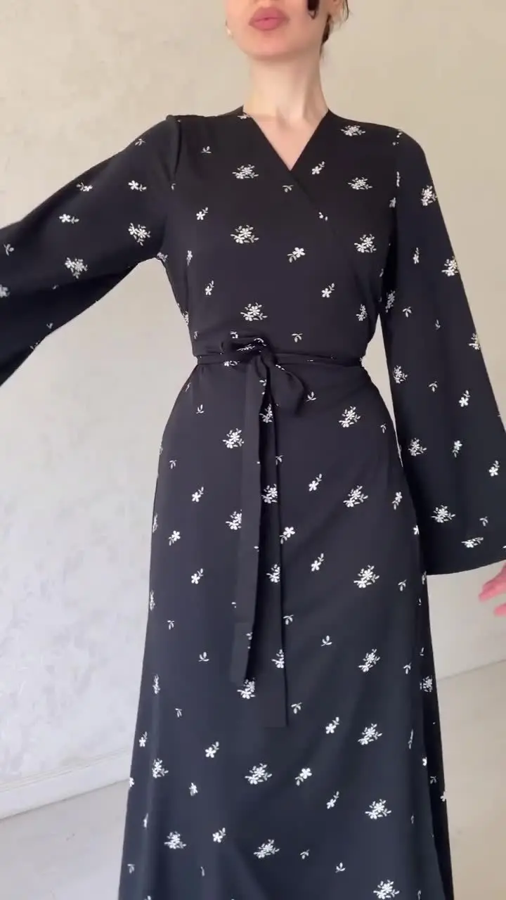 Printed Bandage Elegant Maxi Dress For Women V-Neck Patchwork Fashion High Waist Lace-Up Party Looks Long Dress 2025 New