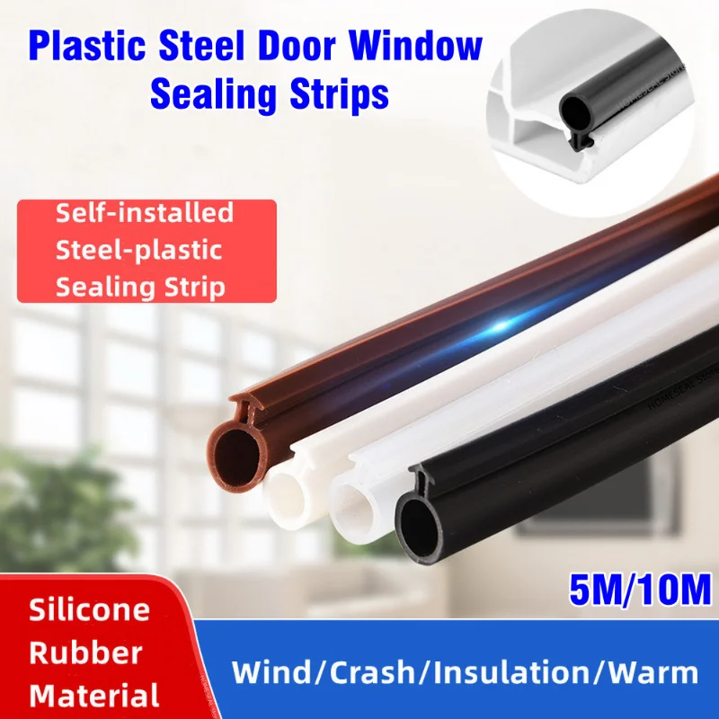 Silicone Wooden Door Seal Strip Wooden Doors Insert Slot Crash Bar Article  Door Window Sealing Soundproof Windproof Card Slot - AliExpress