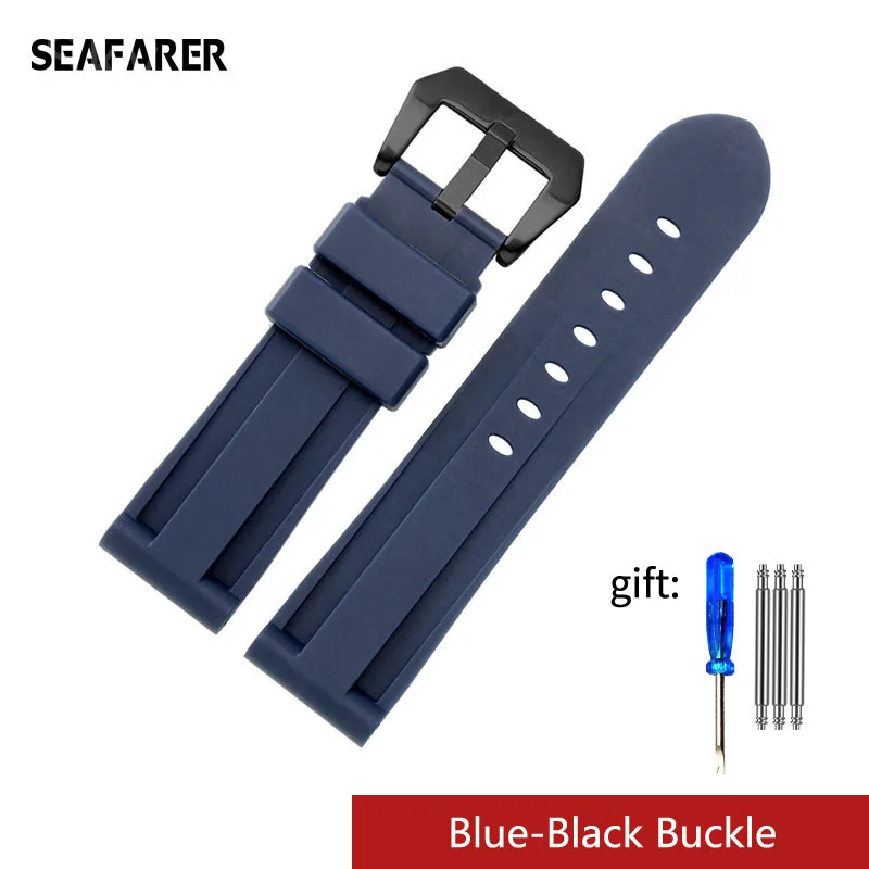 Cinturino Per Panerai SUBMERSIBLE PAM 111 441 616 Gomma - Foto 10